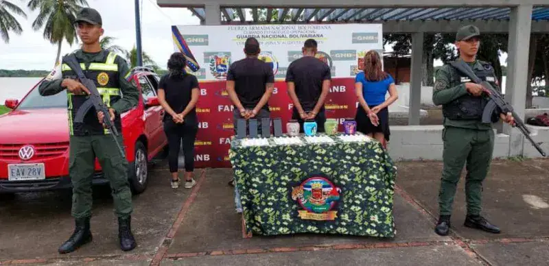 Incautan dediles de cocaína en potes de cosméticos en Tucupita