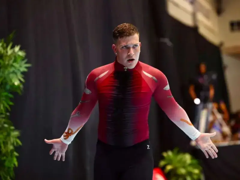 Miguel Tovar gana plata histórica en patinaje artístico