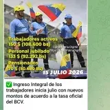 Julio arranca con pagos de hasta US$ 150 para el sector público