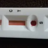 File:Dispositif de test de dépistage rapide résultat positif pour le paludisme(malaria) 01.jpg