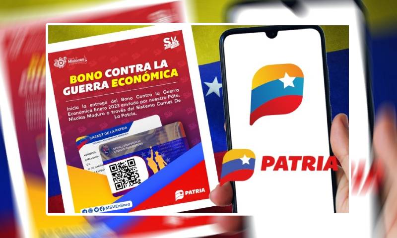 Así se puede recibir el Bono de Guerra Económica a través de Patria