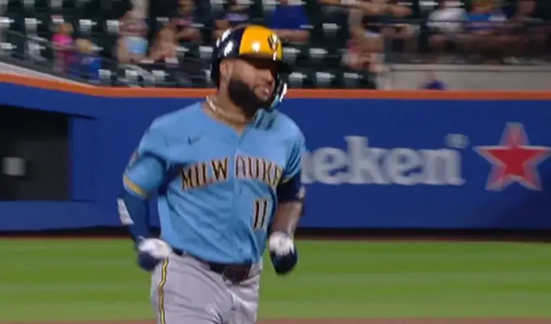El marabino Jackson Chourio brilla con dos jonrones ante los Mets