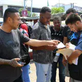 Migrantes en México piden protección para salir en "viacrucis"