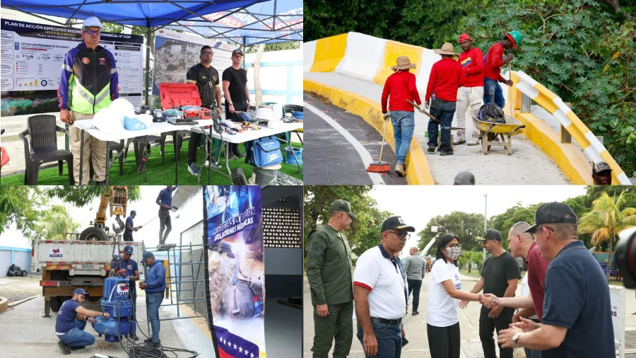Delcy Rodríguez inicia obras de recuperación en Macuto