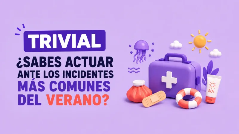 Un trivial pone a prueba los primeros auxilios ante incidentes del verano