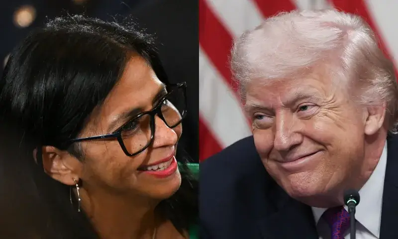 Crece el rechazo en Venezuela por el giro de Trump a Delcy Rodríguez