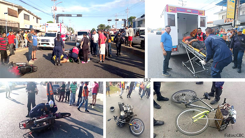 Cabimas: 3 muertos y 8 heridos en 10 accidentes de tránsito ocurridos en diciembre