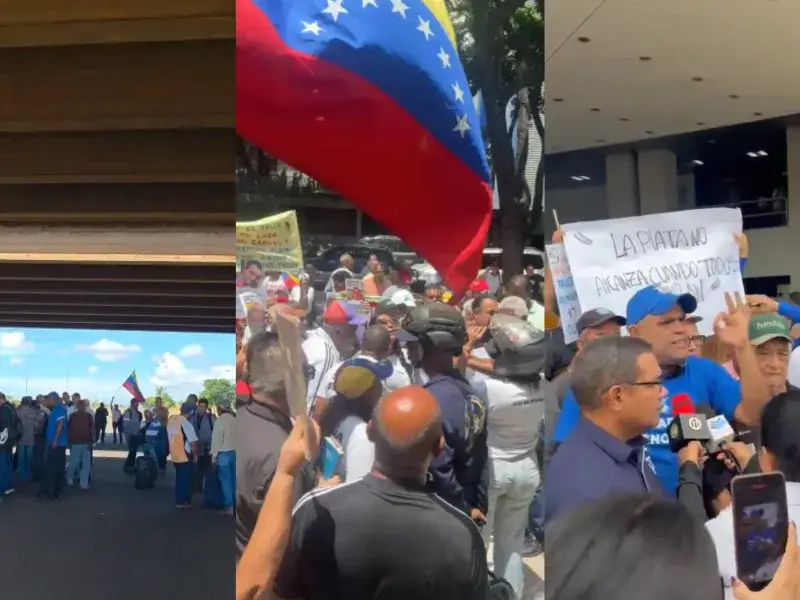 Protesta nacional en Venezuela exige salarios justos y elecciones