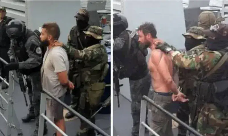 Gobierno libera y entrega a dos exmilitares estadounidenses