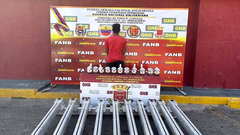 Detenido un hombre por hurto de material estratégico de Corpoelec en Maracaibo